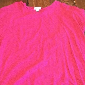 Hot pink and thin thin black line LulaRoe Irma. XS